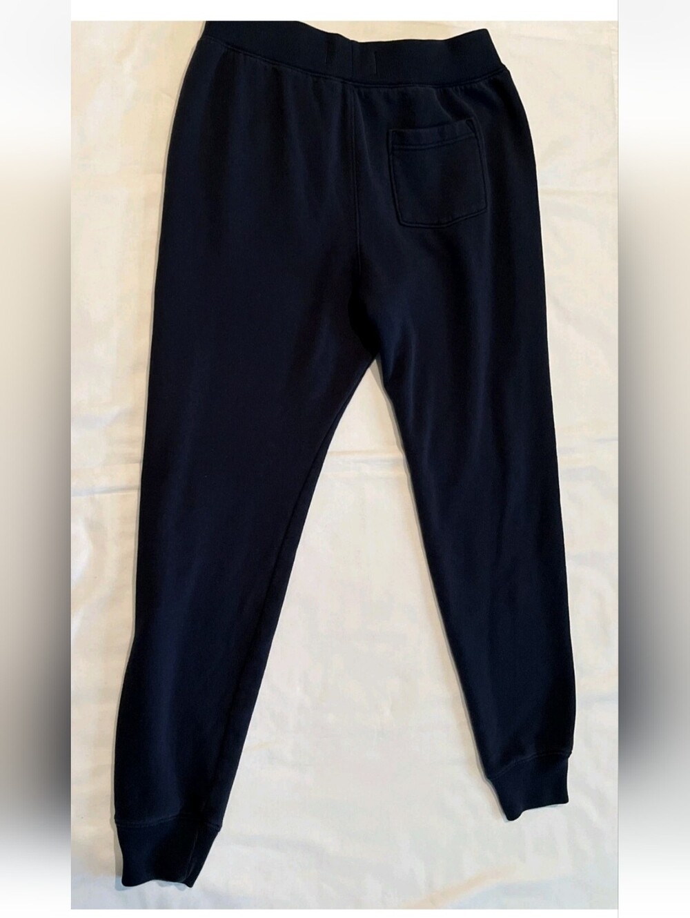 Hollister Navy Logo Jogger Sweatpants - Picture 2 of 3